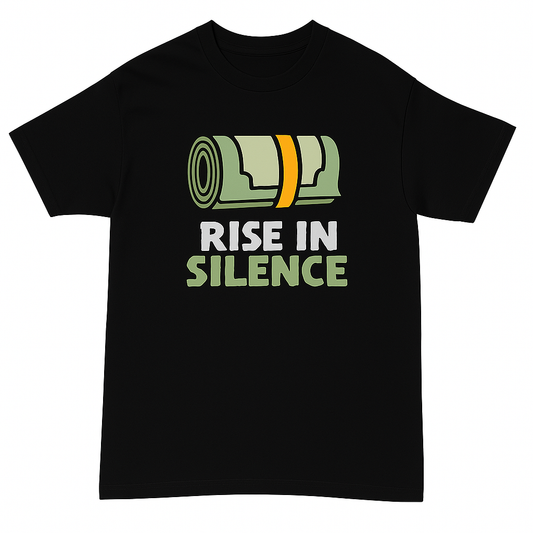Rise in Silence Men's T-Shirt Black